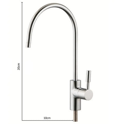 Modern stainless steel style faucet water filter RO small tap