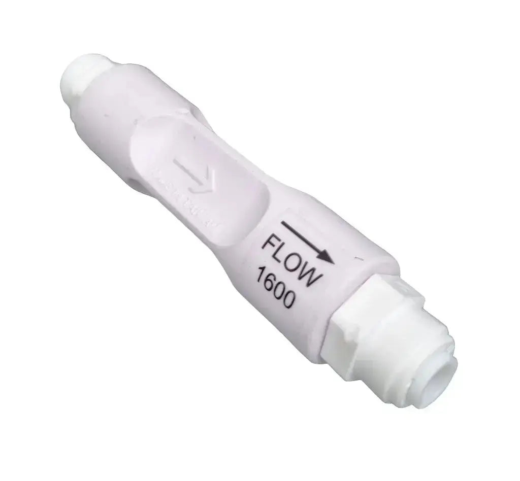 Flow restrictor reverse osmosis RO 1600cc/min @ 60PSI