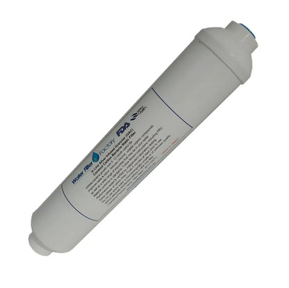 In line silver infused gac carbon filter