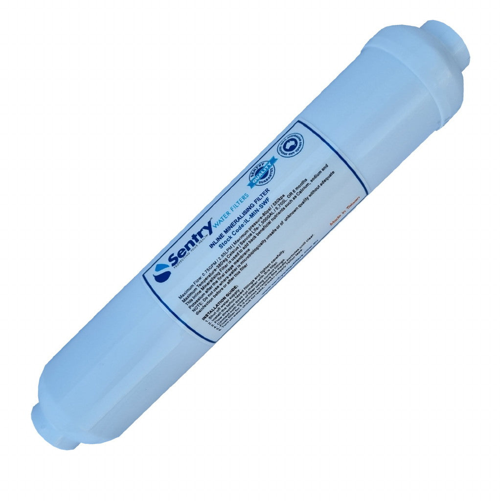 Aquapro / Sentry In Line Post Reverse Osmosis Water Filter Mineralising RO Inline Filters Sentry Water Filters