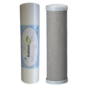 Nano sediment silver carbon block water filter