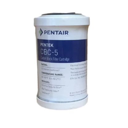 Pentair pentek CBC-5 5"x2.5" carbon block cartridge 0.5uM