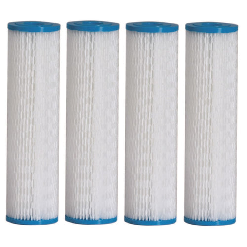 Pleated sediment water filter 10