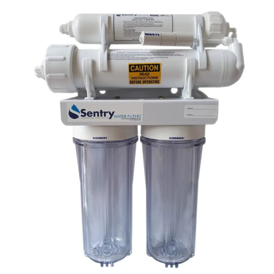 Pro 4D reverse osmosis water filter clear system sentry