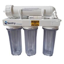 Load image into Gallery viewer, RONS4 DJ reverse osmosis DI water filters aquarium clear housing for PROS-4-DJ RO DI - ON STAND | Marine RODI Fish Filter