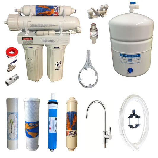RO Reverse osmosis water filters URO-4 set all