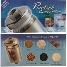 Load image into Gallery viewer, Aquapro pure bath shower filter best filtration media. 